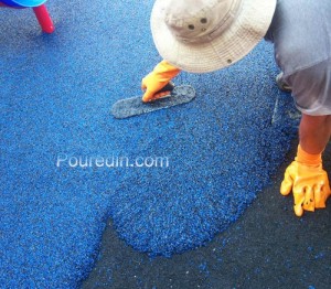 poured rubber installers